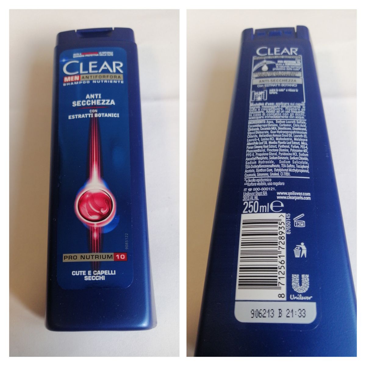 CLEAR MEN ANTIFORFORA – šampón 