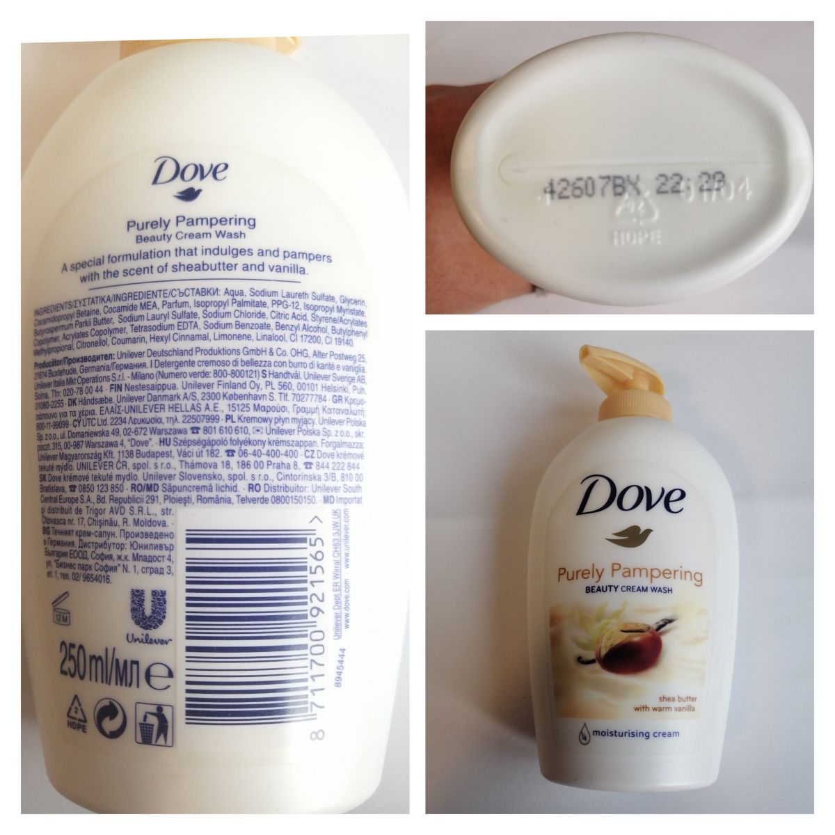 DOVE PURELY PAMPERING – tekuté mydlo