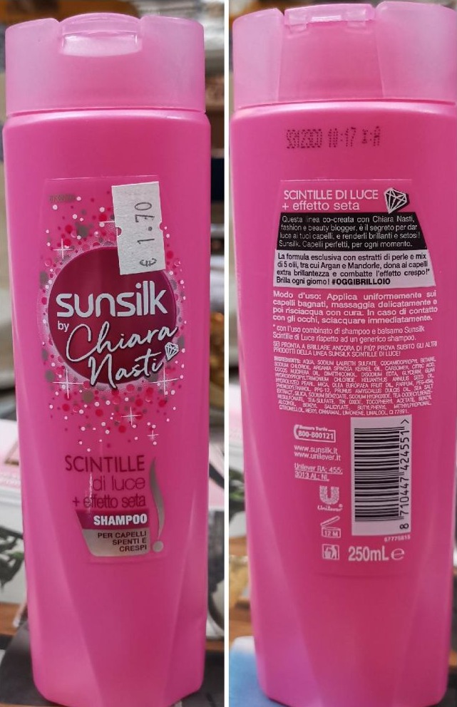 Sunsilk - scintille di luce – šampón - foto výrobku
