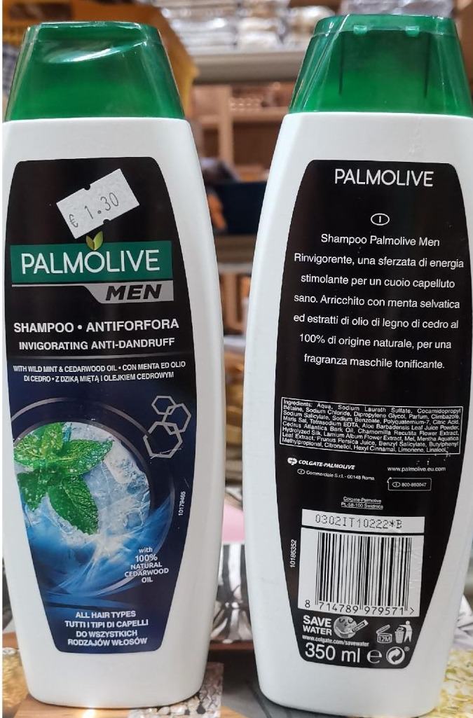 Shampoo antiforfora - Palmolive Men – šampón - foto výrobku