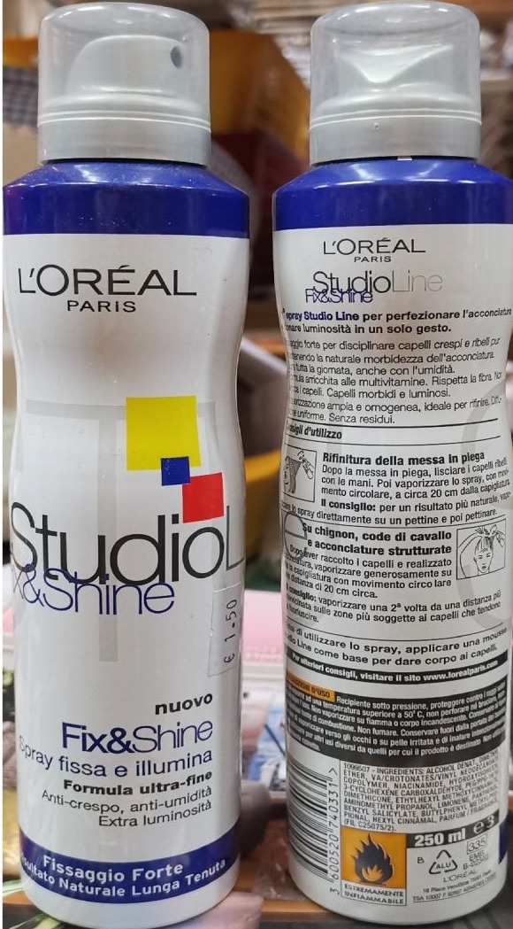 Studio Line - Fix&Shine – penové tužidlo na vlasy - foto výrobku