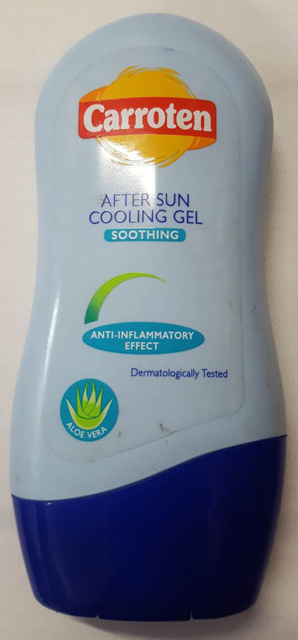 After sun cooling gel – výrobok na ochranu pred slnečným žiarením - foto produktu
