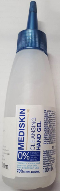 Cleansing hand gel with alcohol – čistiaci gél na ruky - foto produktu