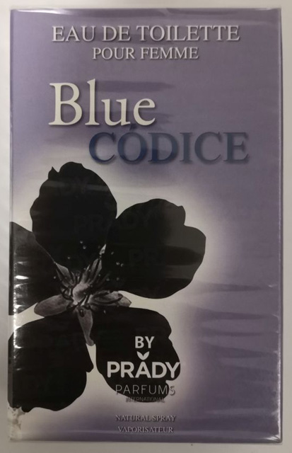 Blue codice – toaletná voda pre ženy - foto výrobku