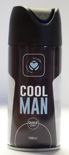 Cool man – sprejový dezodorant - foto výrobku ​​    ​