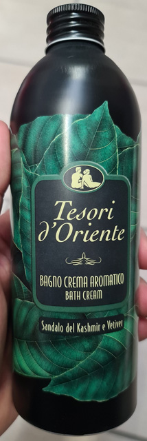 Tesori d'Oriente – aromatický kúpeľový krém - foto výrobku