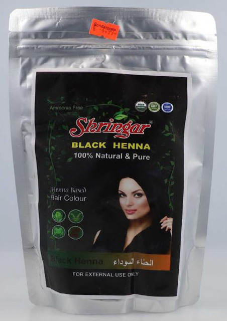 Shringar Black Henna, Henna Based Hair Colour – Henna farba na vlasy  - foto výrobku