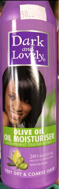 Dark and Lovely, olive oil, oil moisturiser – výrobok na vlasy - foto výrobku