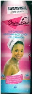 Lait Clarifiant Lightening Body Lotion, Leite Clareador – telové mlieko na zosvetlenie pokožky - foto výrobku