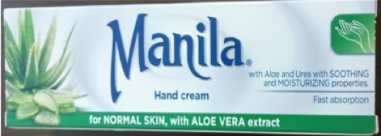 Manila – krém na ruky - foto výrobku