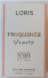 LORIS - Frequence Fruity No001 Eau de Parfum for man – parfumovaná voda - foto výrobku
