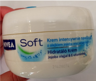 Nivea - Soft moisturizing cream with jojoba oil and E-Vitamin – hydratačný krém - foto výrobku