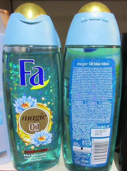 Shower gel magic Oil blue lotus scent