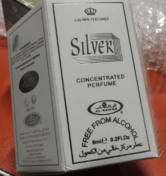 Silver, crown perfumes