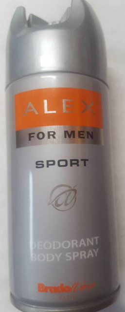 Alex for men – dezodorant - foto výrobku