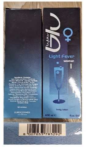 foto výrobku: Biblos Blu - Light Fever – telové mlieko značka: Biblos
