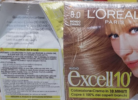 foto výrobku: Excell10 - Colorazione biondo chiaro 8.0 - farba na vlasy