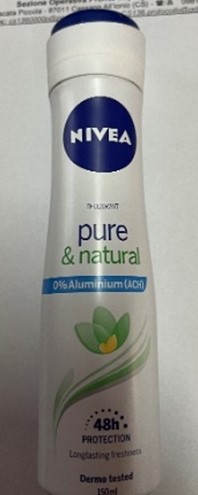 Foto výrobku: Nivea pure & natural - dezodorant