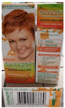 foto výrobku: Garnier colore naturale – farba na vlasy