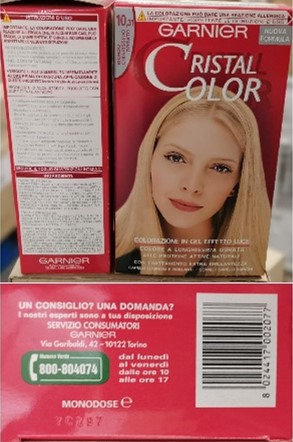 foto výrobku: Garnier Cristal Color – farba na vlasy