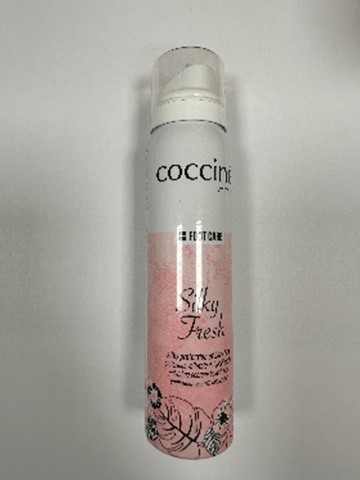 foto výrobku: Coccine Silky Fresh – sprej na nohy